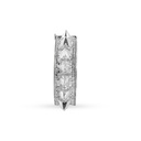 Omani Silver Mushawak Bangle - Wide