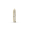 Omani Silver Mushawak Bangle, partially gold plated - Thin 1 