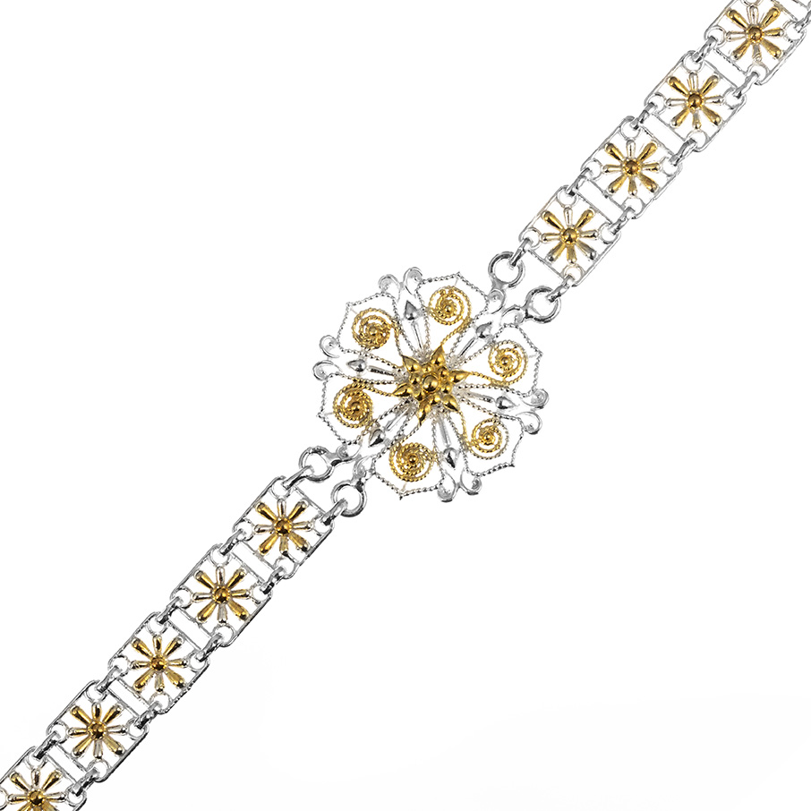 Omani Silver Set, partially gold plated - Merriyah (OS113)