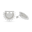 Kahila's Zircon Pearl Silver Earring (KC60)