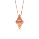 Zayan's Rose Gold-Plated Silver Necklace - Medium 