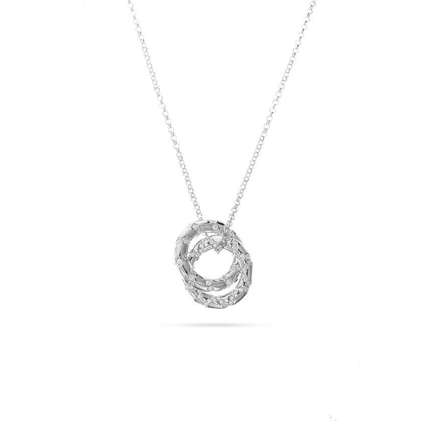 Zircon Silver Necklace