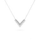 Zircon Silver Choker 