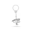 Luban Tree Silver Keychain (OM3)