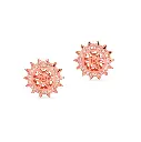 Spiky's Rose Gold-Plated Silver Earring (SPC2)