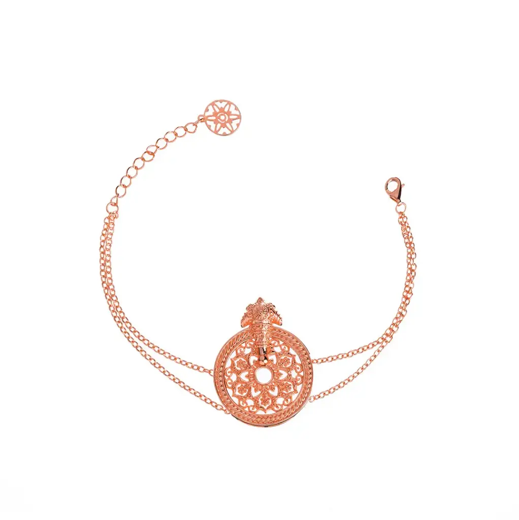 Sumood's Rose Gold-Plated Silver Bracelet (SC12)