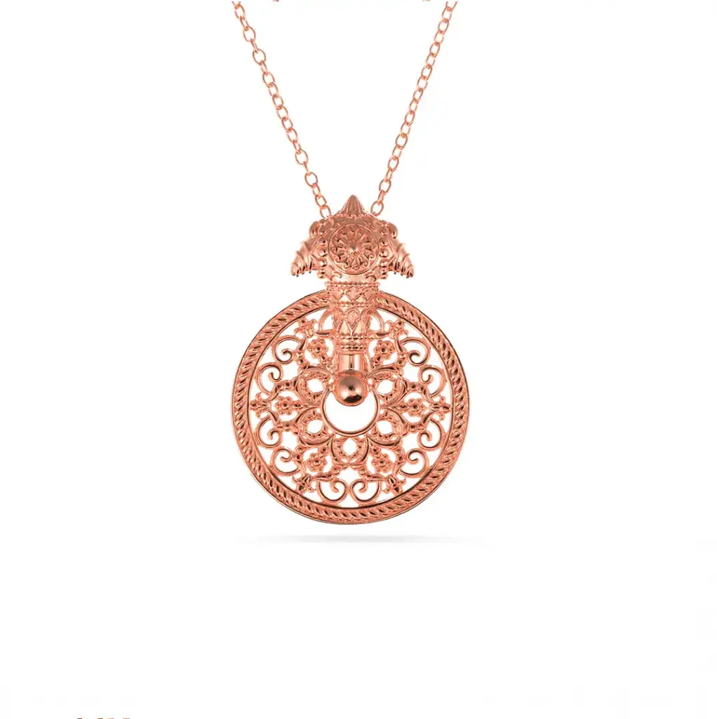 Sumood's Rose Gold-plated Silver Necklace - Small (SC3)