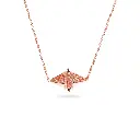 Zayan's Rose Gold - Plated Silver Necklace - Choker (ZC33)