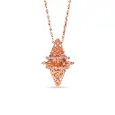 Zayan's Rose Gold-Plated Silver Necklace - Large (ZC13)