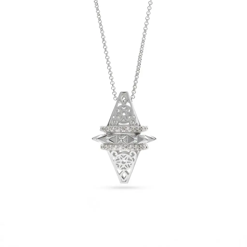Zayan's Silver Necklace - Medium (ZC11)