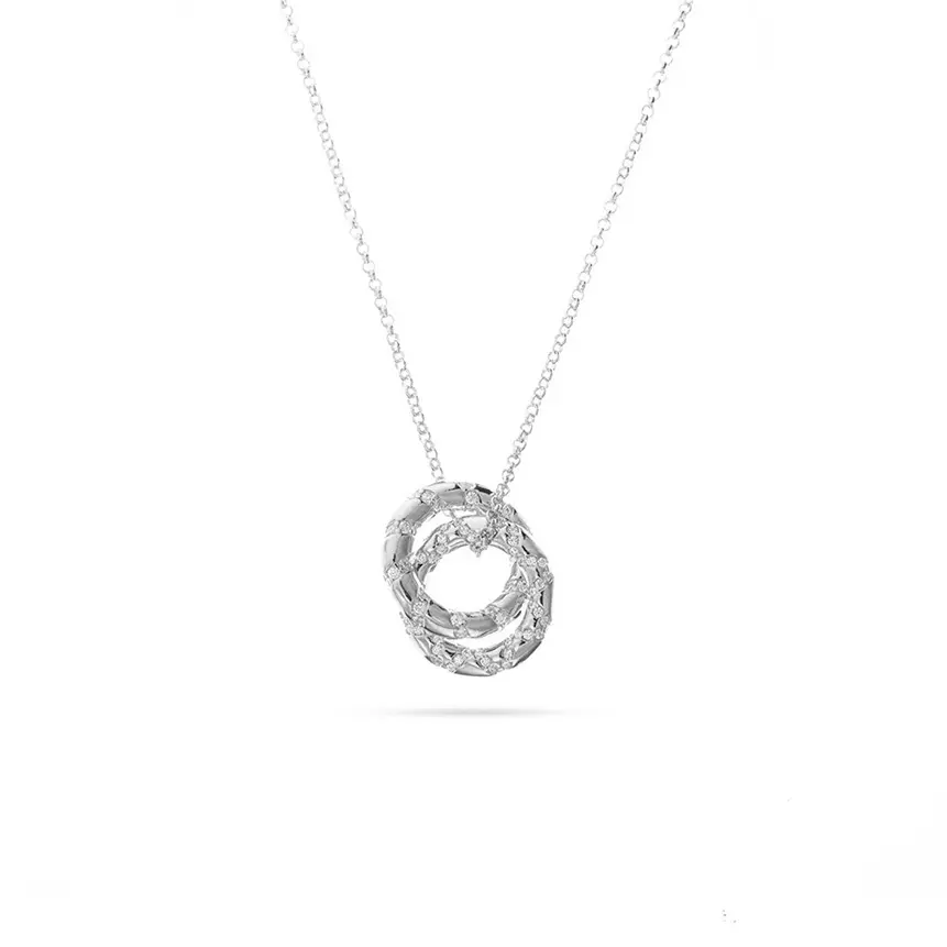 Zircon Silver Necklace