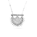 Kahila's Zircon Pearl Silver Necklace - Large (KC62)