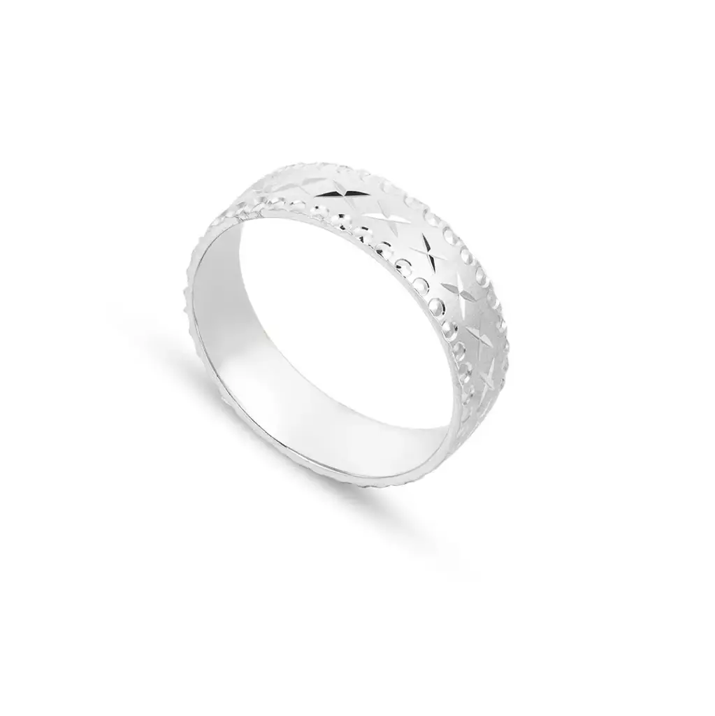 Men Silver Engagement Ring (MER66)