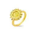 Spiky's Gold-Plated Silver Ring (SPC7)