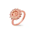 Spiky's Rose Gold-Plated Silver Ring (SPC8)