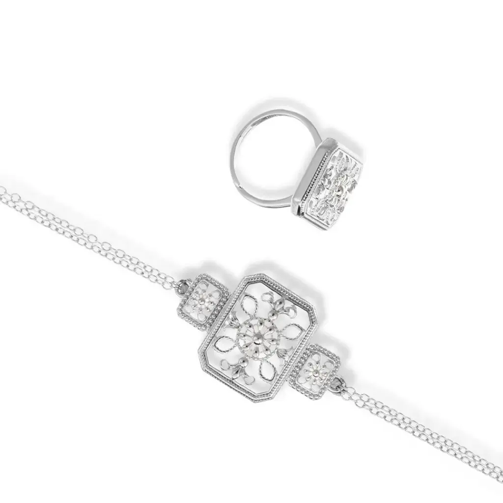 Women Bracelet and Ring (BR010)