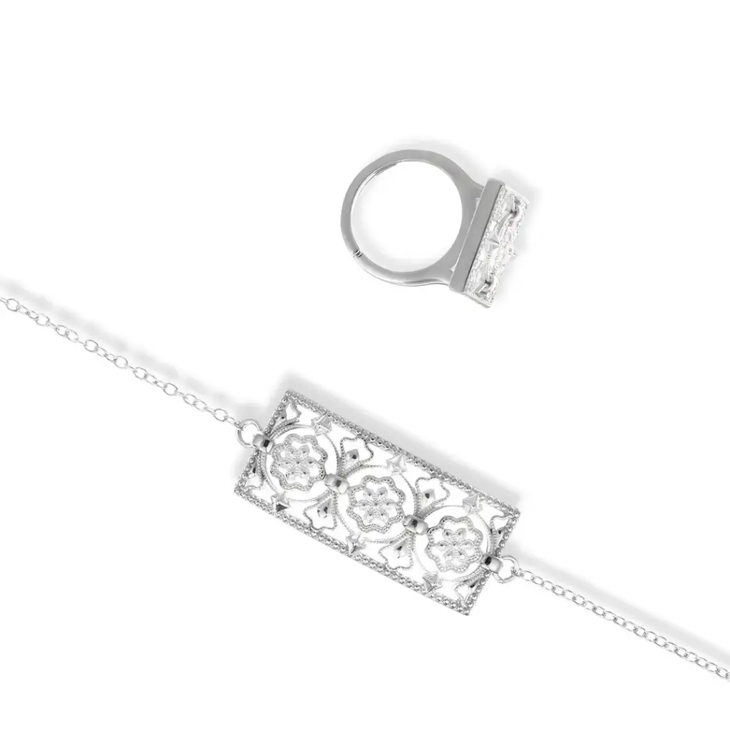 Women Bracelet and Ring (BR011)