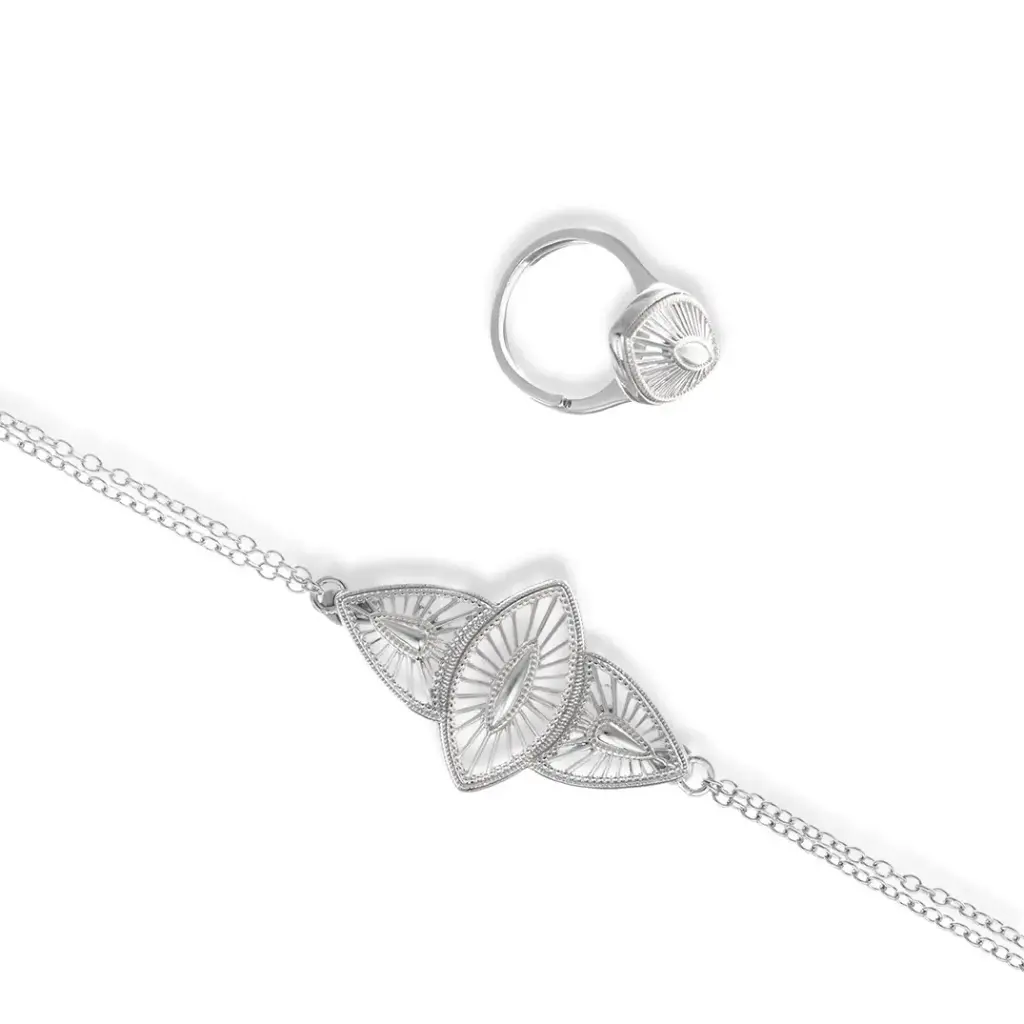 Women Bracelet and Ring (BR013)