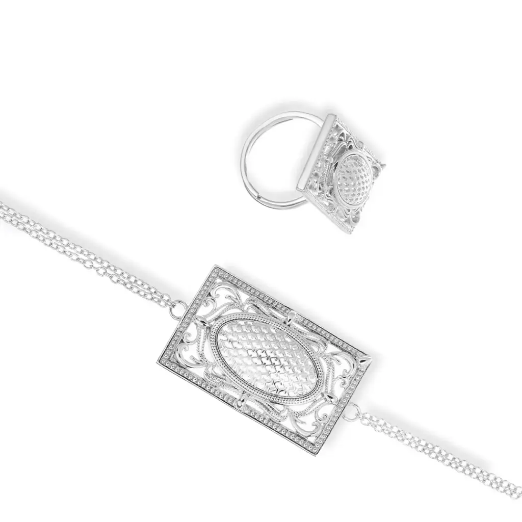 Women Bracelet and Ring (BR014)