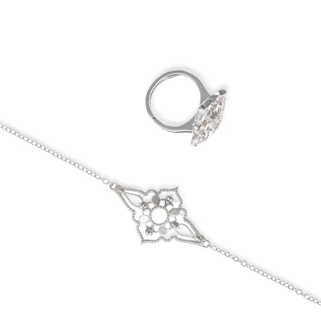 Women Bracelet and Ring (BR015)