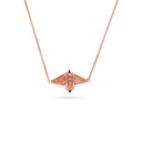 Zayan's Rose Gold - Plated Silver Necklace - Choker (ZC33)