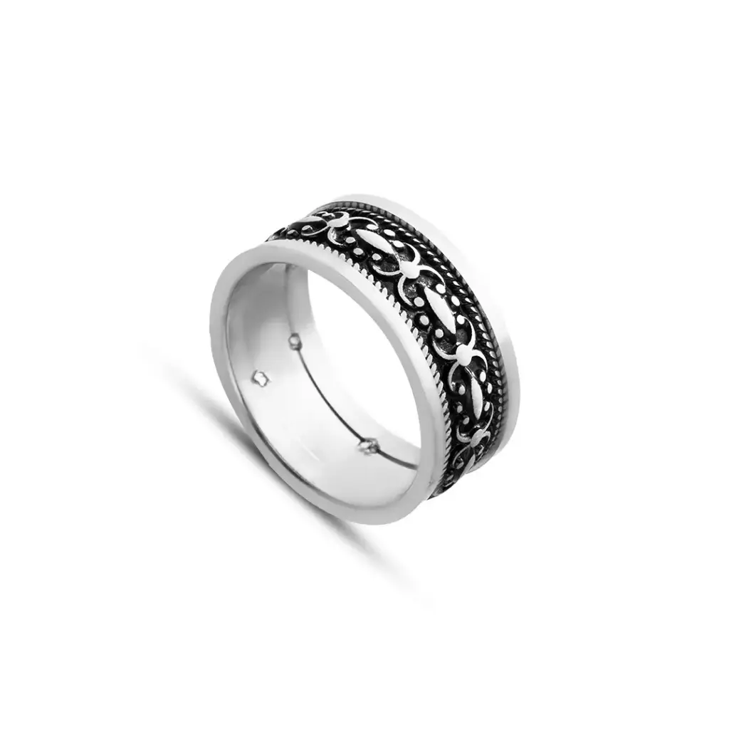 Men Silver Engagement Ring (MER121)