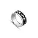 Men Silver Engagement Ring (MER121)