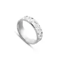 Men Silver Engagement Ring (MER54)