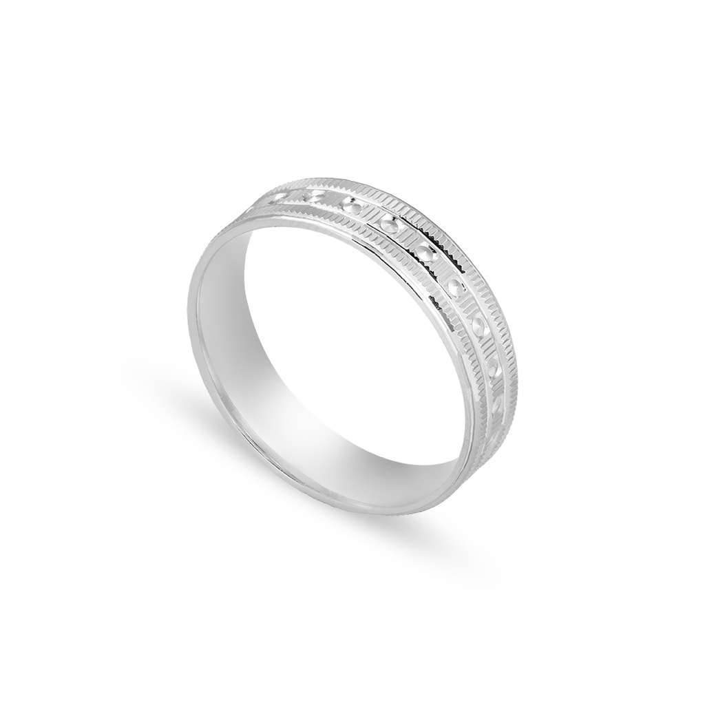 Men Silver Engagement Ring (MER50)