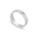 Men Silver Engagement Ring (MER50)