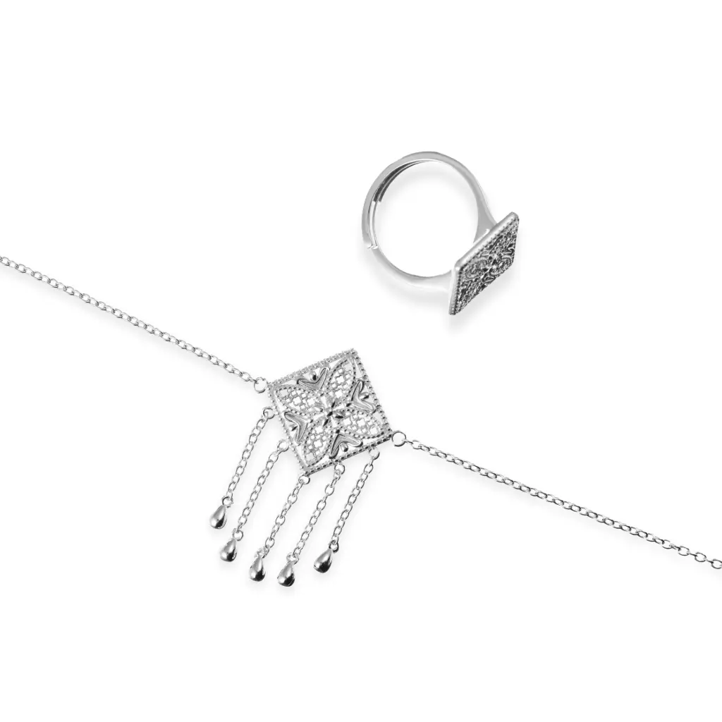 Women Bracelet & Ring (H-W-BR-22253)