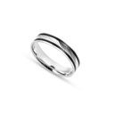 Men Silver Engagement Ring (MER86)