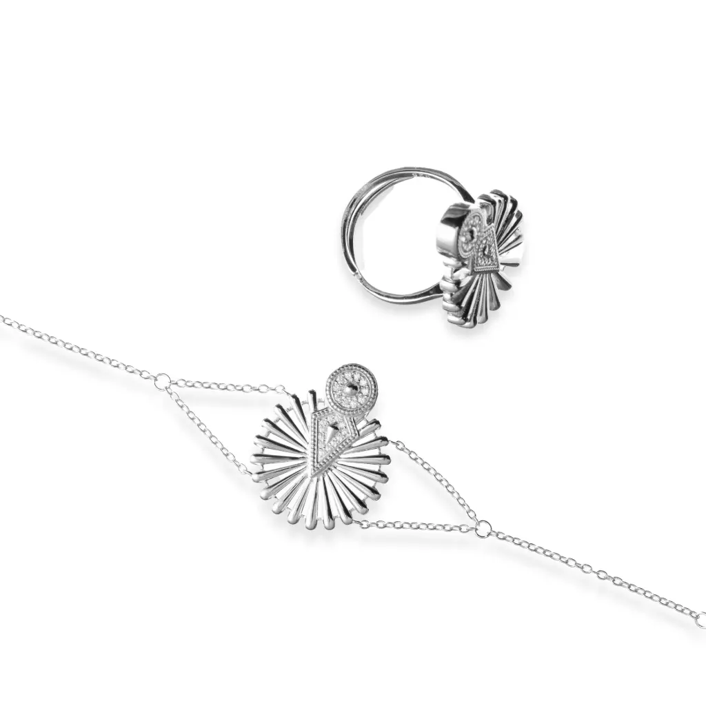 Women Bracelet & Ring (H-W-BR-22771)