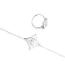 Women Bracelet & Ring (H-W-BR-22791)