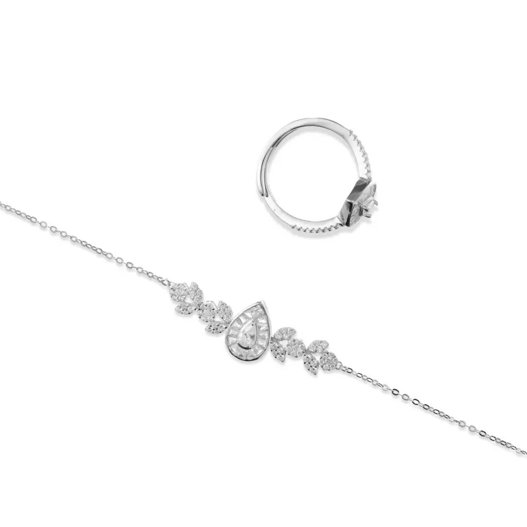 Women Bracelet & Ring ( H-W-BR-22944)