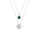 Erth Malachite Double Necklace 