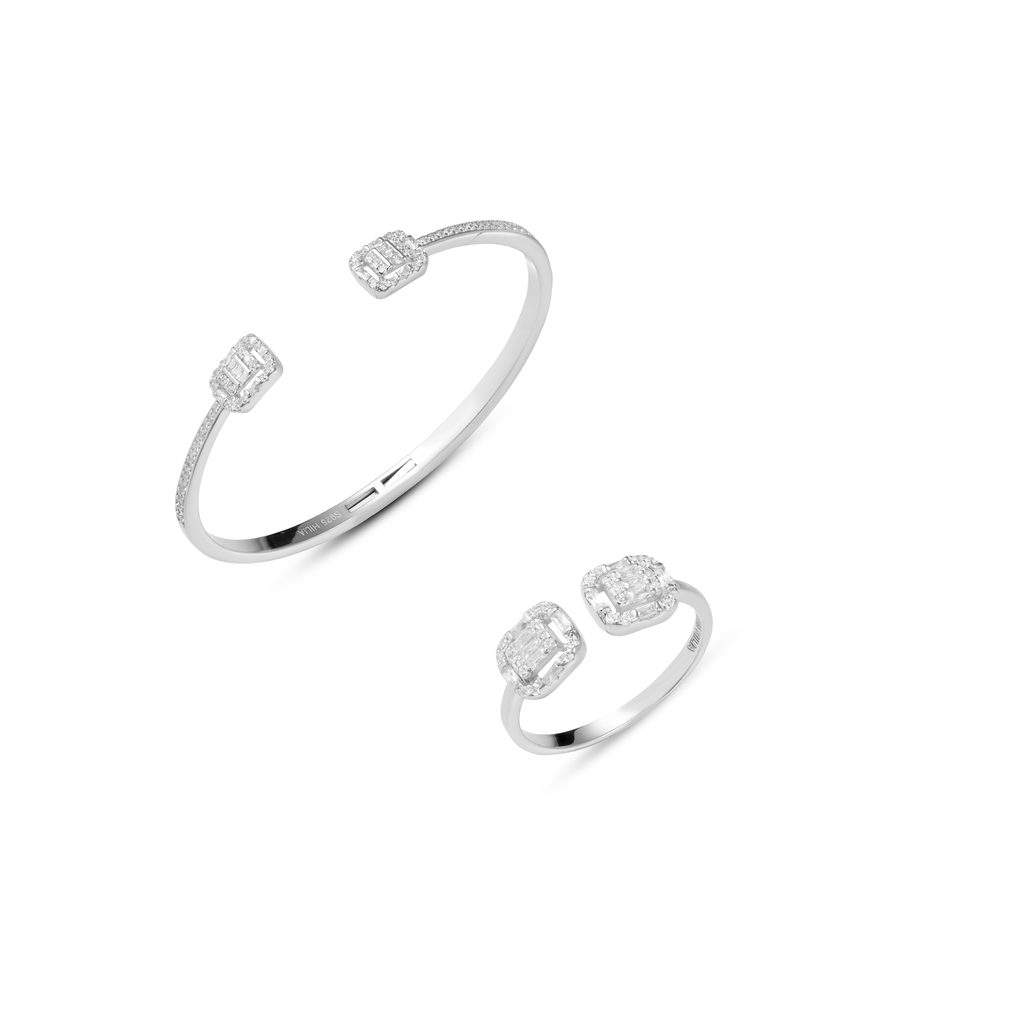 Women Bangle with Ring 