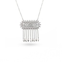 Alia's Silver Necklace with Drops - Small (AC6)