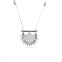 Kahila's Zircon Pearl Silver Necklace - Small (KC63)