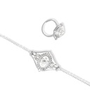 Women Bracelet and Ring (BR007)