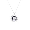 Ahad Silver Necklace - Small ( AH 2 )