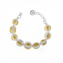 Omani Silver Teembe Bangle, partially gold plated (OTB83)