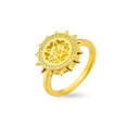 Spiky's Gold-Plated Silver Ring (SPC7)