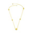 Spiky's Gold-Plated Silver Necklace - Large (SPC15)