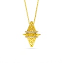 Zayan's Gold-Plated Silver Necklace - Large (ZC12)