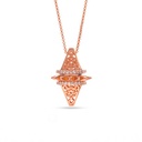 Zayan's Rose Gold-Plated Silver Necklace - Large (ZC13)