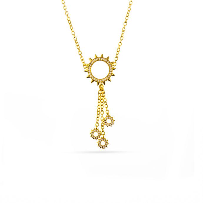 Mushawak's Gold-Plated Silver Necklace - Small (MC19)