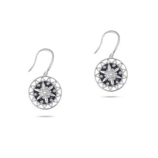 [H07892] Ahad Silver Earring ( AH 4 )