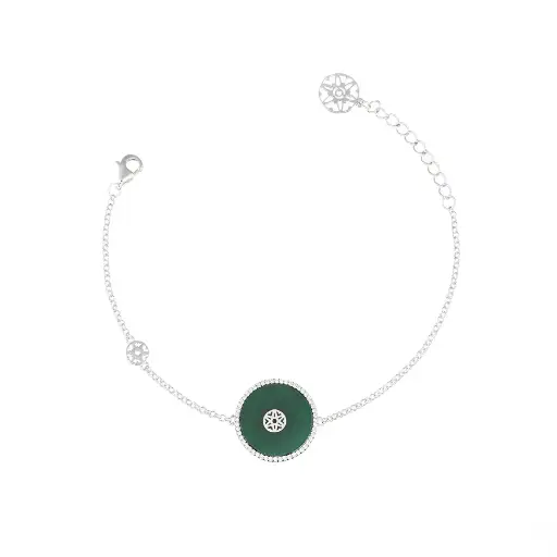 [H07114] Kai Agate Bracelet