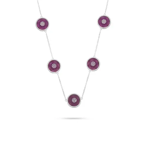 [H07141] Kai Amethyst Necklace - Large
